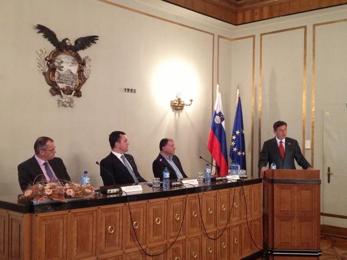 Predsednik republike Borut Pahor se je na SAZU udeležil razprave o temi "Slovenski družbeno-kulturni prostor v evropskem kontekstu".